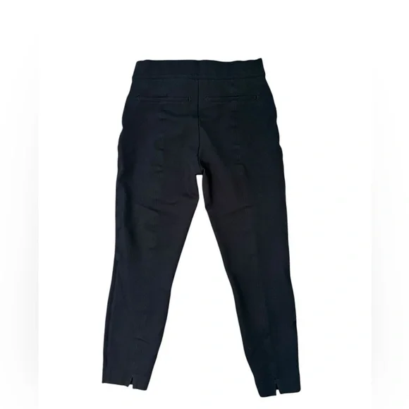 Women's Slim Straight Pants Pull On Faux Pockets Spanx Black Size Large - Picture 2 of 11